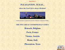 Tablet Screenshot of pleasanton.jackkeller.net